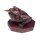 Feng Shui Frosch Gl&uuml;cksbringer rot -- 200 g; 8 cm