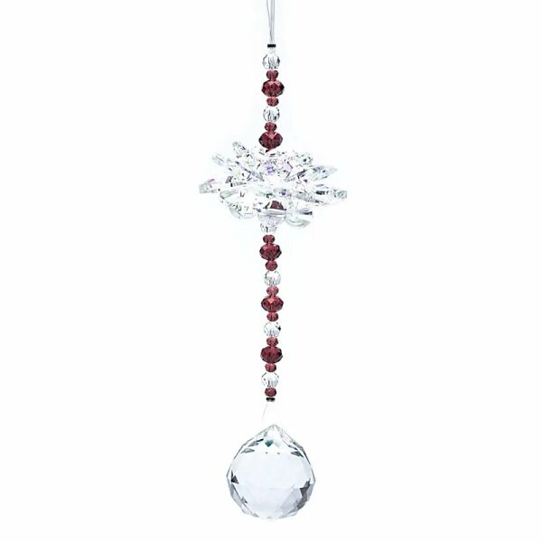 Feng Shui Kristalllotus & Kugel -- 31cm
