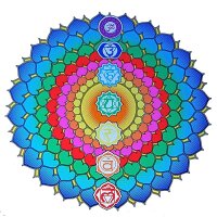 Fensterbild Chakra Healing -- 14 cm