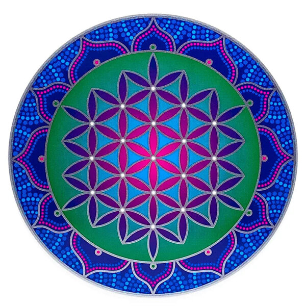 Fensterbild Heilige Blume des Lebens -- 13,5 cm