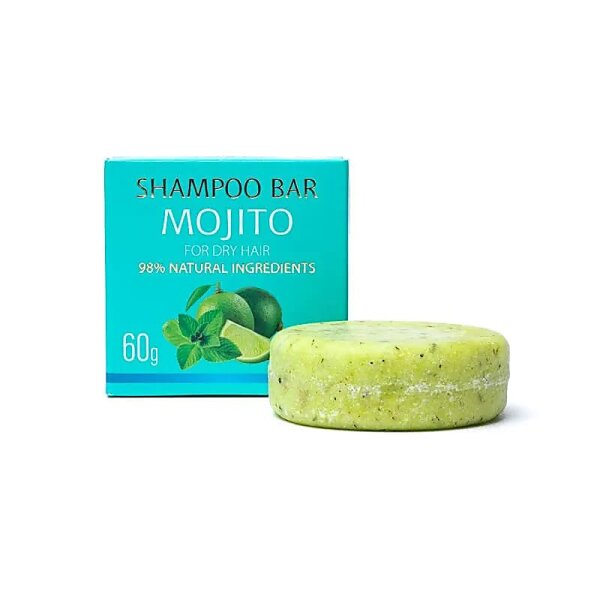 Festes natürliches Shampoo Mojito -- 60g