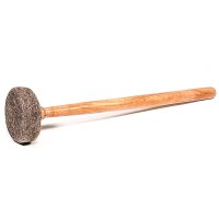 Filzschlägel XL Stiel aus Holz -- 105 g; 7.5x32 cm