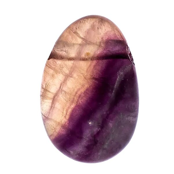 Fluorit Anhänger gebohrt ohne Kordel -- 2.5-3 cm