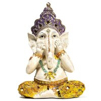 Ganesh Statue Sprechen -- 15x10x21 cm