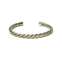 Gedrehtes Armband goldfarben -- 7cm