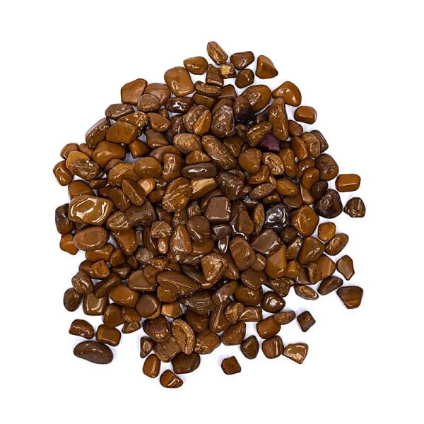 Gelber Jaspis Trommelsteine A/B-Qualität -- ±800 g; ±0.5-2.5 cm
