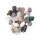 Gemischte brasilianische Trommelsteine B Qualit&auml;t -- &plusmn;3-4cm; &plusmn;1000g