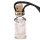 Geschenkflasche aus Glas mit Schnur Bergkristall -- 3.6 cm