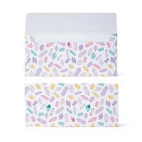 Geschenkkartenumschlag multicolor Diamanten -- 19x9cm