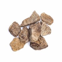 Gestreifter Aragonit roh -- ±3-8cm; ±1000g