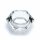 Gl&auml;serner Teelichthalter Diamant -- 7x3.5cm