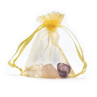 Goldenes Dreieck Edelsteine in Säckchen --...