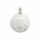 Gomati Chakra Stein Anh&auml;nger rund -- 4cm