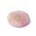 Gravierte Mineralienscheibe Rosenquarz Lotus -- &plusmn;5cm