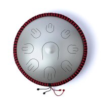 Hluru Handpan/Zungentrommel hybrid 9 Töne D-minor --...