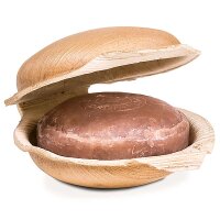 Holy Lama Kokosnussöll Seife Kewra im Palmblatt --...