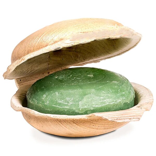 Holy Lama Vetiver Seife Rainforest im Palmblatt -- 100 g