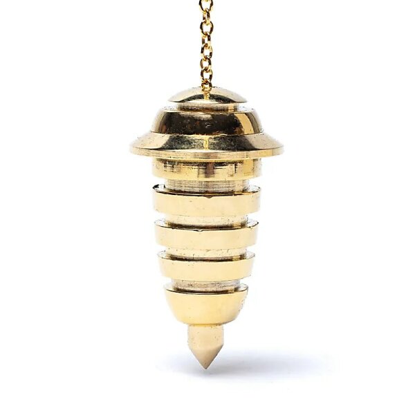 Kammerpendel Messing vergoldet -- 4,5cm