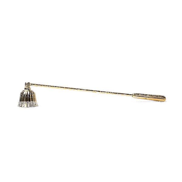 Kerzenlöscher goldfarben -- 25cm