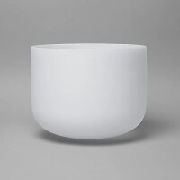 Klangschale Kristall B-Ton 432 Hz -- 25 cm