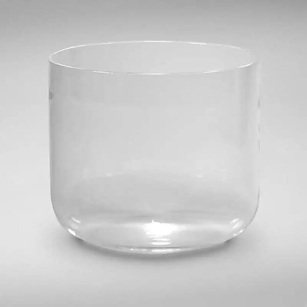 Klangschale Kristall klar D-Ton -- 16 cm