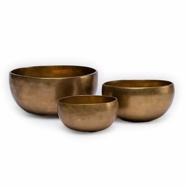 Klangschale OHM (Gravierung) -- 800-900 g; 17 cm