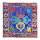 Klangschalen-/Altartuch Double-Dorje blau / rot -- 22x22 cm
