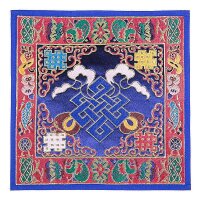 Klankschalen-/Altartuch unendlicher Knoten Brokat --...