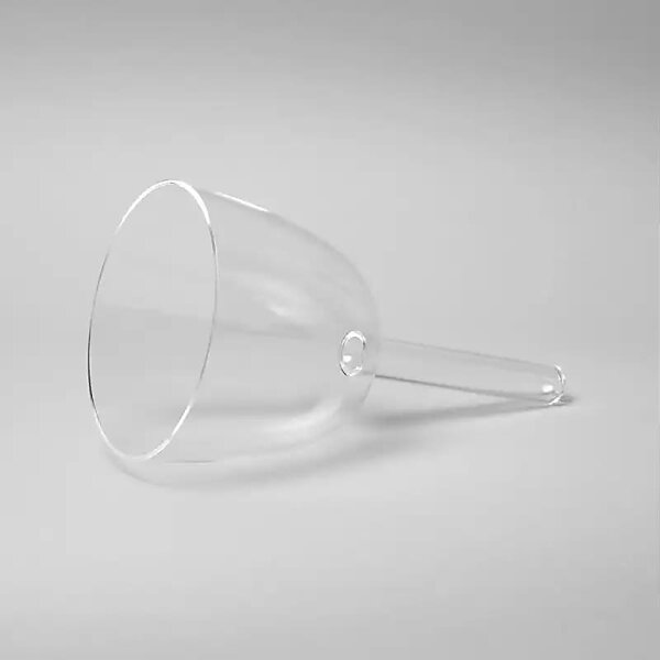Kristall-Hand-Klangschale C-Ton + Tasche 432 Hz -- 15cm