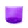 Kristall-Klangschale klar Chakra 7 B-Ton 432Hz + Tasche -- 18cm