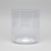 Kristallklangschale klar F-Ton 432 hz + Tasche -- 18cm