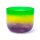 Kristallklangschale klar Regenbogen F-Ton 432 hz + Tasche -- 20cm