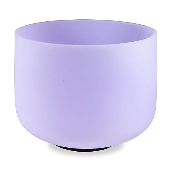 Kristall-Klangschale violett C-Ton 432 Hz -- ±20 cm