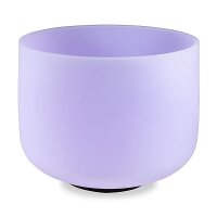 Kristall-Klangschale violett C-Ton 432 Hz -- ±20 cm