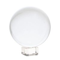 Kristallkugel + Glasfuß -- 6 cm