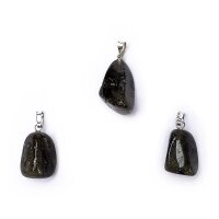 Labradorit Edelstein Anhänger Öse eingesteckt...