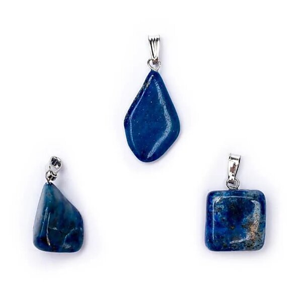 Lapislazuli Edelstein Anhänger Öse eingesteckt  -- ±1-2.5cm