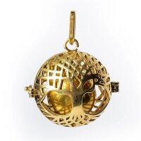 Lebensbaum Harmonie Ball goldfarben -- 2.5 cm
