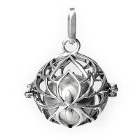 Lotus Harmonie Ball silberfarben -- 2.5 cm