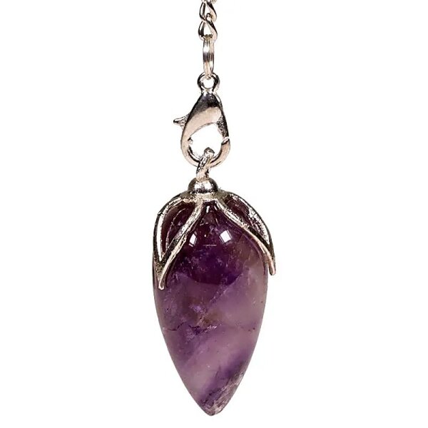 Lotus Pendel Amethyst Spitze -- 2.5-3 cm