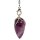 Lotus Pendel Amethyst Spitze -- 2.5-3 cm