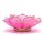 Lotus Teelichthalter rosa mit Goldrand -- 13.5 cm