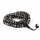 Mala aus Knochen schwarz und wei&szlig; 108 Perlen + Guru Perle -- 0,8 cm
