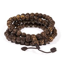 Mala Kokosnuss 108 Perlen -- 0.8 cm