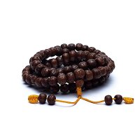 Mala Rudraksha 108 Perlen poliert -- 1.0 cm