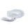 Mala wei&szlig;er Achat AA-Qualit&auml;t 108 Perlen -- 0.8 cm