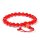 Mala/Armband Koralle 21 Perlen verstellbar -- 0.8 cm