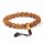 Mala/Armband Rudraksha 21 Perlen verstellbar -- 0.8 cm
