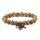 Mala/Armband Weng&eacute;holz - elastisch -- 0.8 cm