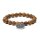 Mala/Armband Wengeholz elastisch Blume des Lebens -- 0.8cm